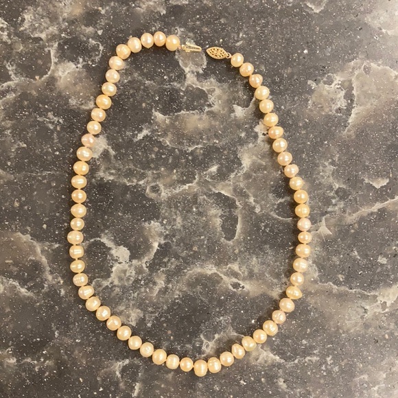 New Handmade Cultured freshwater pearl necklace - Picture 2 of 7
